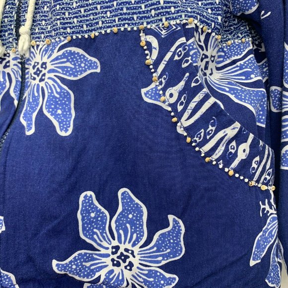 Surya Size M Blue Hooded Jacket Blazer light Coat - Picture 2 of 7